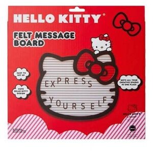 Hello Kitty Red and White Message Board